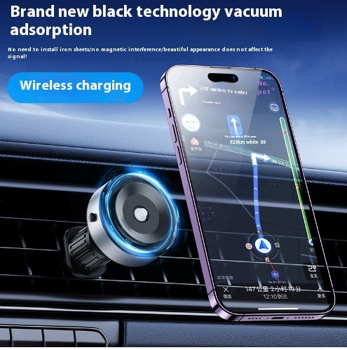 Magnetic Car Mount Phone Holder, Double-Sided, Universal, Vacuum Adsorption, Stable - Minihomy