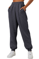 Women's Trousers With Pockets High Waist Loose Jogging Sports Pants