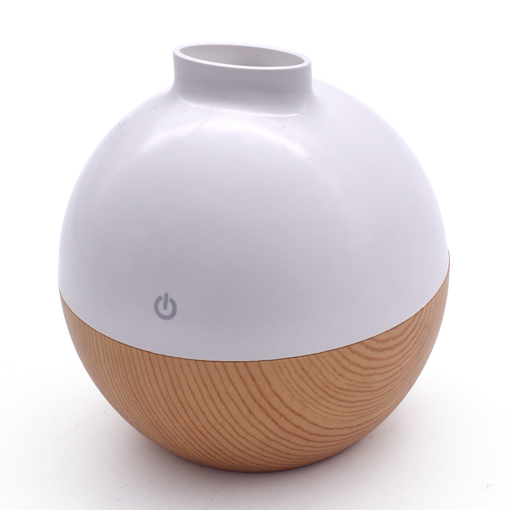 Wood Grain Office Desk Humidifier - Quiet & Silent