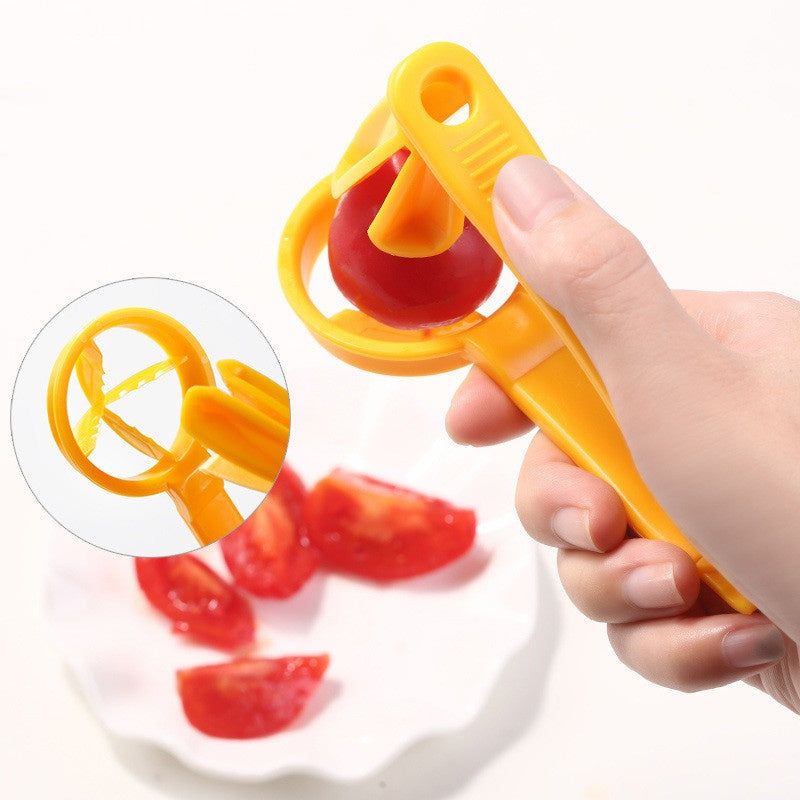 Tomato Slicer Cutter Grape Tools Cherry Kitchen Pizza Fruit Splitter Artifact