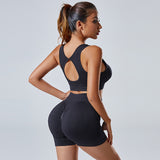 2-Piece Yoga Set: Women's Vest and Shorts Tracksuit - Minihomy