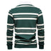 Men's Casual Polo Collar Striped Short-sleeved T-shirt - Minihomy