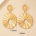 European American Fashion Irregular Earrings Female Geometric Circle Ear Studs - Minihomy