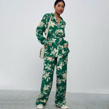 Women's Printed Pajamas - Two-Piece Set