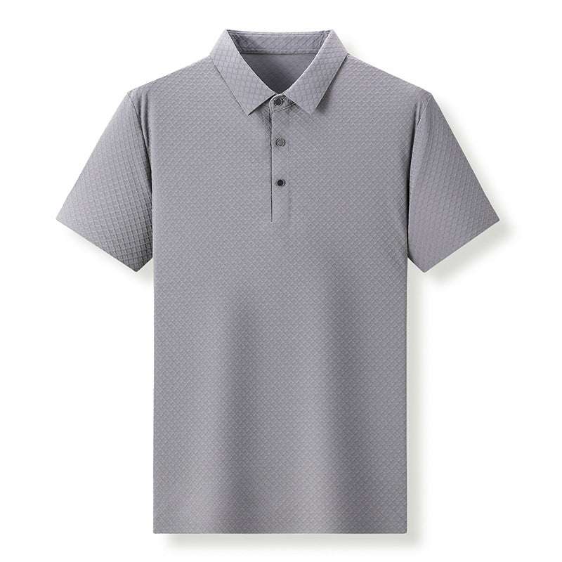 Lapel Polo Shirt Seamless Men's Top - Minihomy