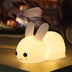 Cute Rabbit LED Night Light - Dimmable, Rechargeable, & Perfect for Kids' Rooms - Minihomy