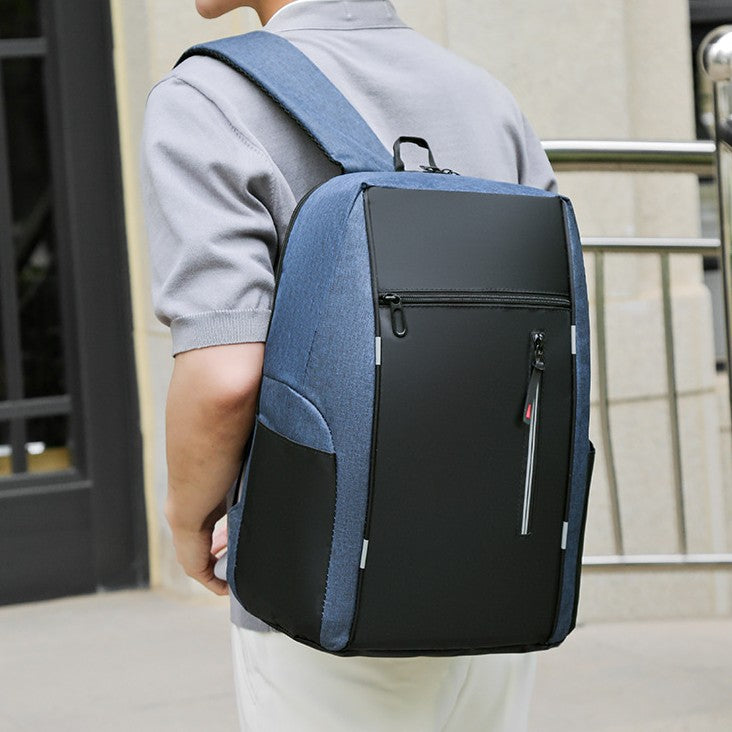 Men's Simple Multi-functional Large Capacity Schoolbag - Minihomy