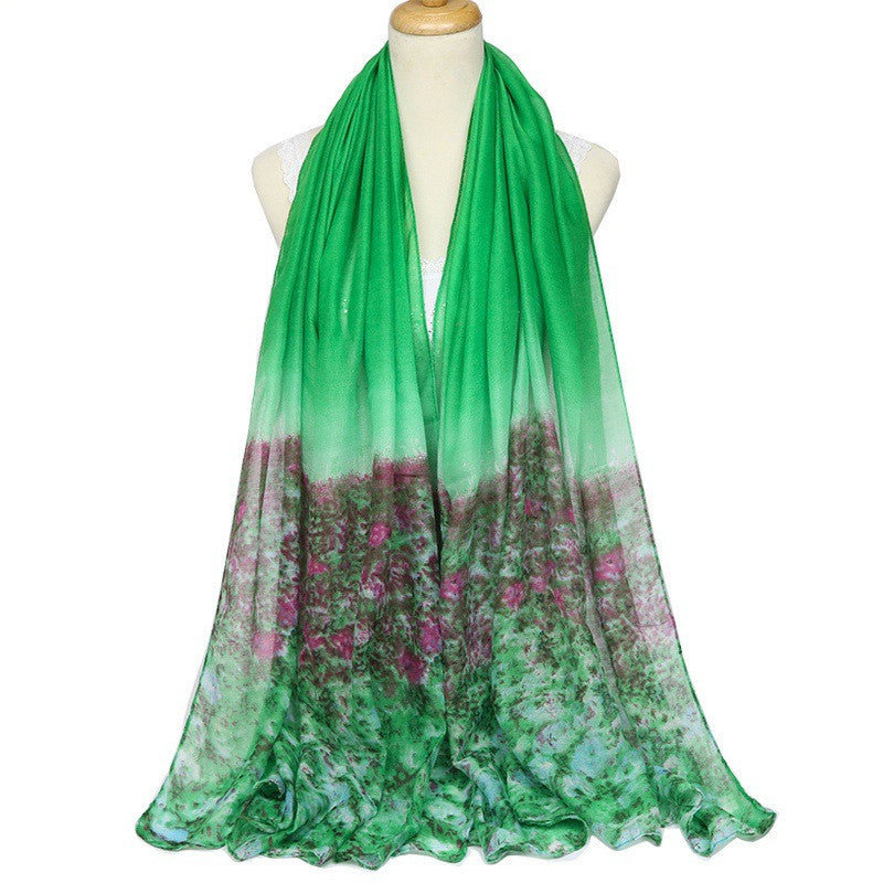 Women's Chiffon Voile Scarves: Lightweight & Elegant