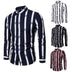 Men's Lapels Business Slim-fit Long-sleeved Shirt - Minihomy