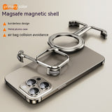 Metal Airbag Anti-fall Shell Phone Case Protective Shock Absorption Aerospace Grade Aluminum Holder Cover - Minihomy