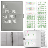 Couple Challenge Save Money Deposit And Savings Journal Book Loose-leaf Binder - Minihomy