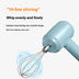 Electric Whisk Wireless Handheld Rechargeable Cream Mixer Kitchen Gadgets - Minihomy