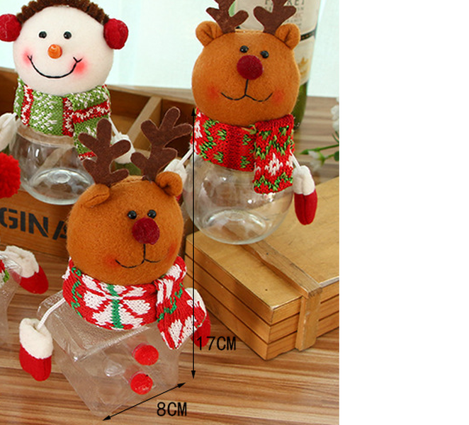 Christmas Candy Jar - Children Kids Storage Bottle - Minihomy