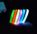 LED Cup Holder Coaster - Solar & USB Charging, Colorful Ambient Light, Non-Slip, Car Decor - Minihomy