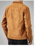 Men's Casual Suede Brushed Fabric Youth British Style Jacket - Minihomy