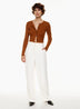 High Waist Straight Trousers With Pockets Wide Leg Casual Suit Pants For Women - Minihomy