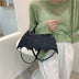 Halloween Spider Web Shape Shoulder Bags Personality Batgirl Messenger Crossbody Bag - Minihomy