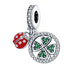 Lucky U-shaped Horseshoe Clover Wishing Tree Pendant - Minihomy