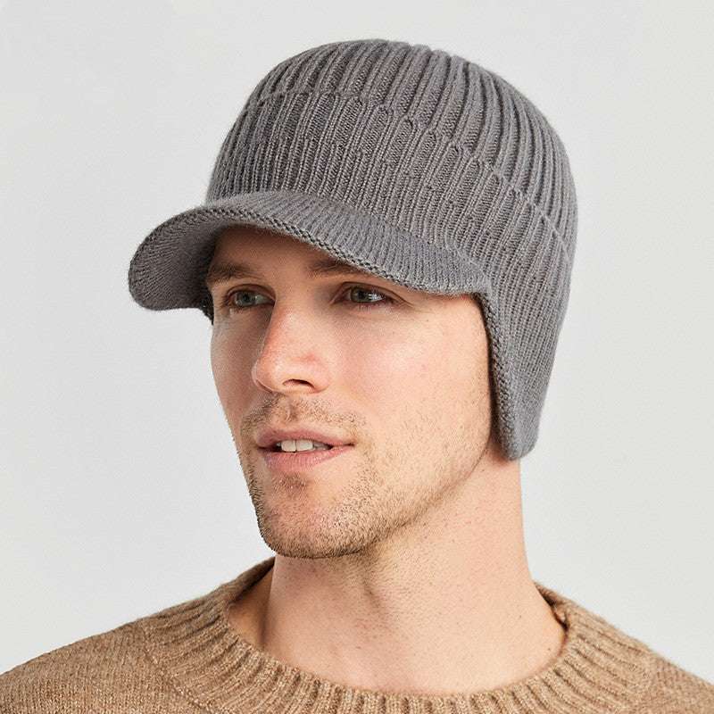 Autumn And Winter Outdoor Warm Ear Protection Knitted Hat - Minihomy