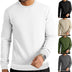 Men's Long-sleeved T-shirt Round Neck Sweater - Minihomy