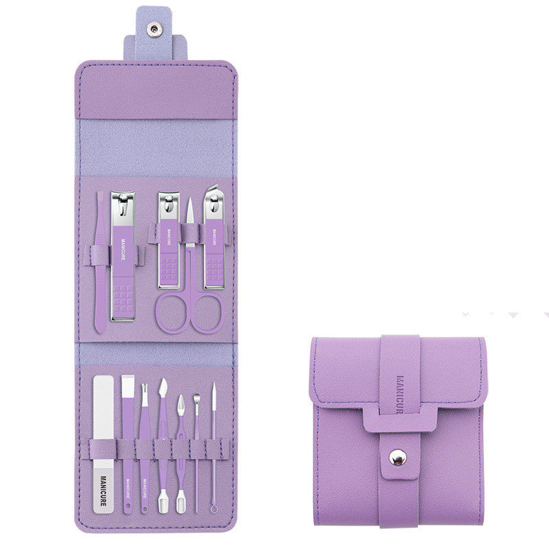 Elevate Your Grooming Routine with the Stylish 16-Piece Manicure Set - Minihomy