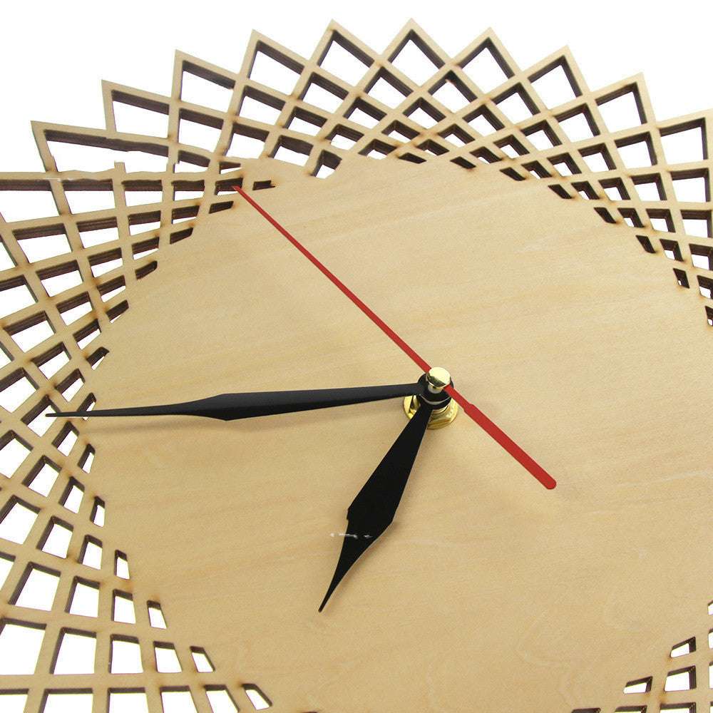 Geometric Abstract Graphic Wall Clock Modern Wall Decoration Wall Clock - Minihomy