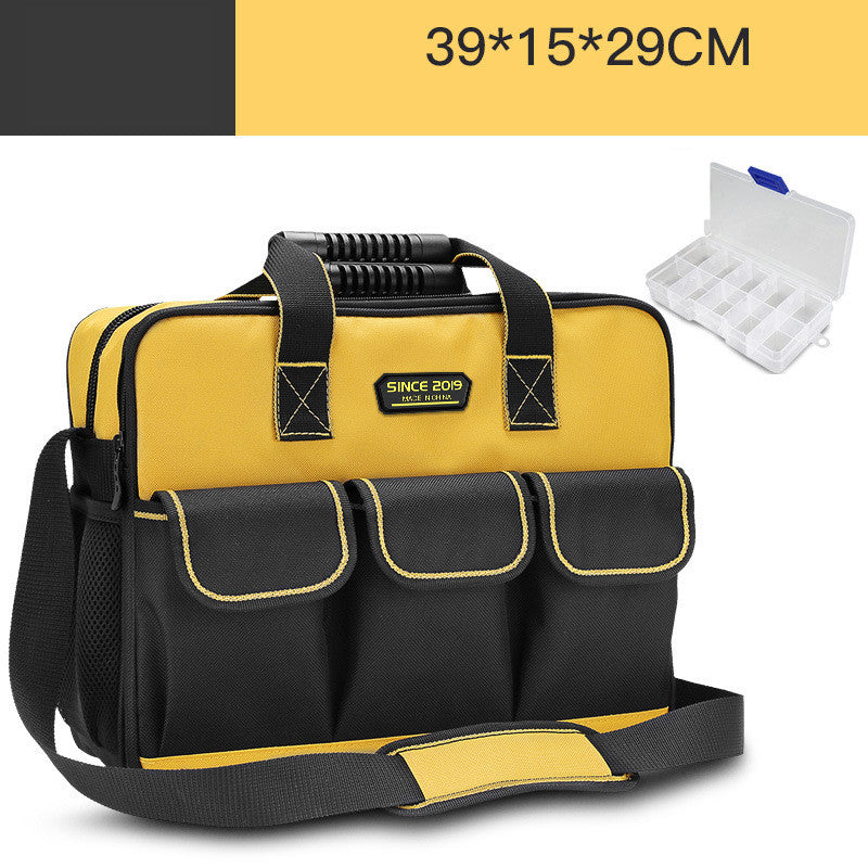 Hand-held Tool Multifunctional Canvas Thick Wear-resistant Tool Bag - Minihomy