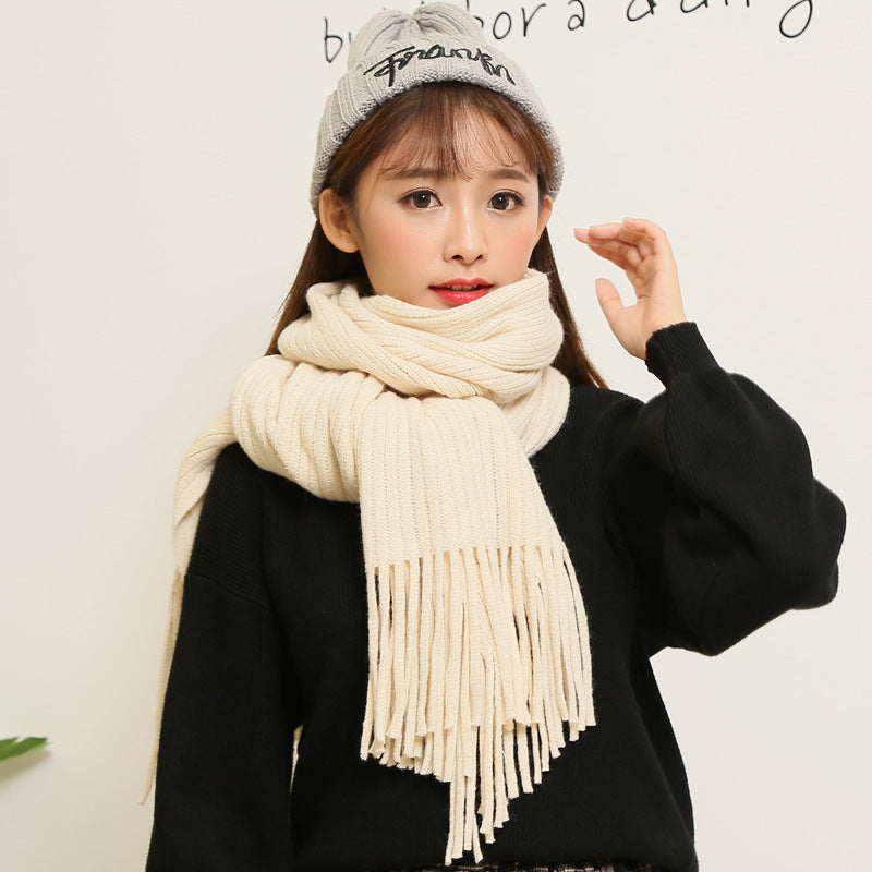 Winter Versatile Students Thickened Warm Scarves