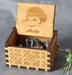 Antique Carved Wooden Hand Crank Music Box - Minihomy