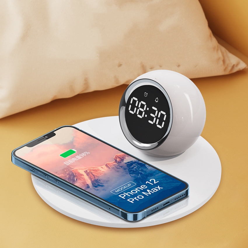 Creative Alarm Clock Wireless Charging - Minihomy