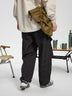 Men's Casual Solid Color Retro Workwear Pants - Minihomy