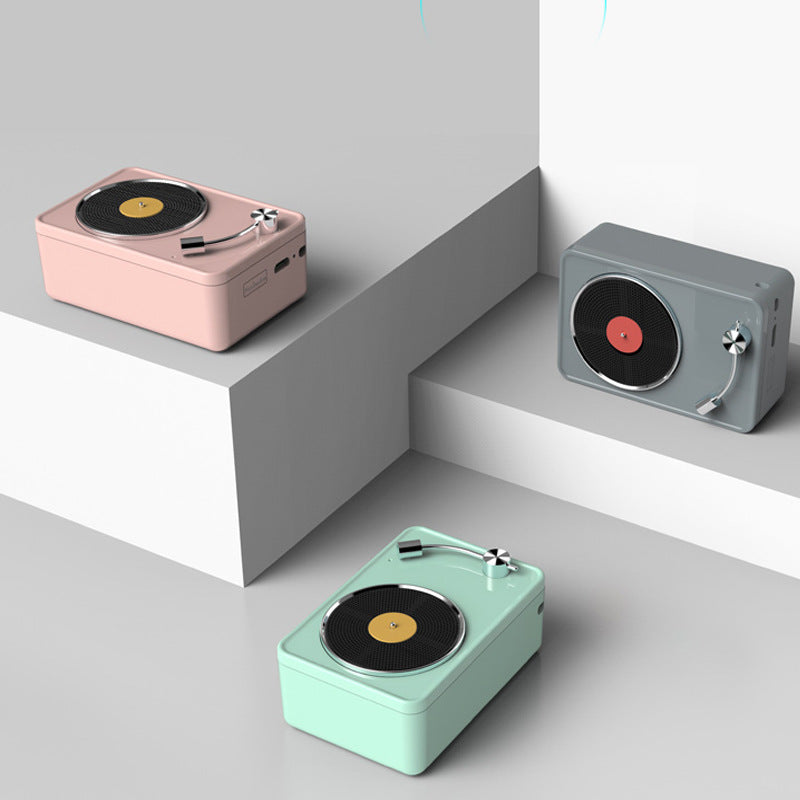 Retro Vinyl Record Wireless Speaker