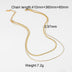 Chunky Necklace Double Snake Chain Necklace - Minihomy