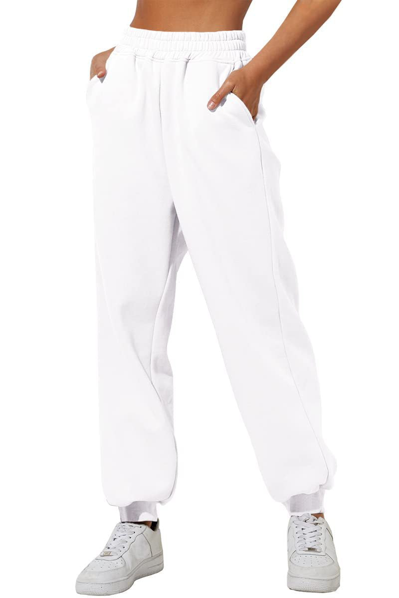 Women's Trousers With Pockets High Waist Loose Jogging Sports Pants