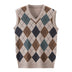 Men's Autumn And Winter V-neck Sleeveless Knit With Wool Vest - Minihomy