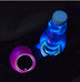 LED Cup Holder Coaster - Solar & USB Charging, Colorful Ambient Light, Non-Slip, Car Decor - Minihomy