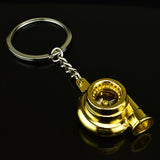 Creative Car Modification Turbocharger Engine Metal Keychain - Minihomy