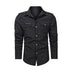 Men Shirt Outwear Military Thin Long Sleeve Shirts Quick-dry Solid Casual Fit Men Shirt - Minihomy