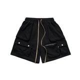 High Street Multi-Pocket Casual Loose Shorts - Minihomy