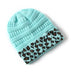 Beanie Women's Warm Leopard Print Knitted Hat Winter - Minihomy