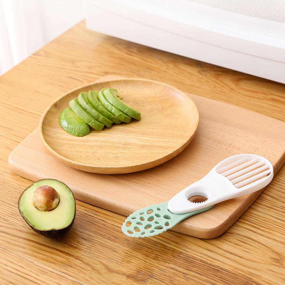 Avocado Corer Butter Fruit Peeler Cutter Pulp Separator Plastic Knife Avocado Slicer Kitchen Gadgets Vegetable Tools - Minihomy