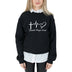 FAITH HOPE LOVE Print Sweatshirt Clothes O-neck Sweatshirt hoodies Women - Minihomy