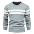 Men's  Casual Striped Sweater - Minihomy