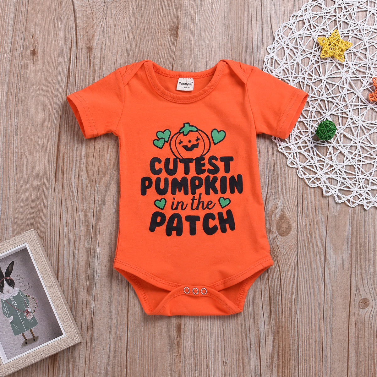 Newborn Baby Boy Girl Halloween Costumes Romper Kids Funny Pumpkin Clothes - Minihomy