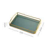 Household Rectangular Tea Tray Water Cup Storage Tray - Minihomy