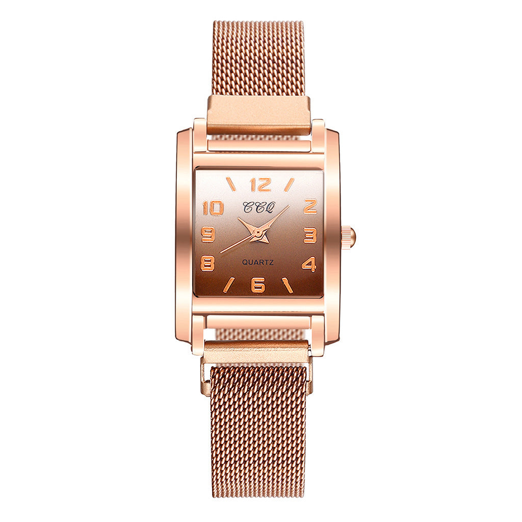 Women's Casual Quartz Watch with Magnetic Clasp