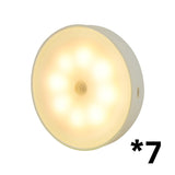 USB Rechargeable Motion Sensor Light - Wireless LED Puck Light for Kitchen Cabinet Lighting and Night Lamp