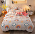 Four-piece Bedding With Velvet Sheets To Keep Warm Milk Velvet - Minihomy