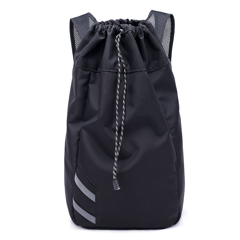 Oxford Fabric Bucket Drawstring Waterproof Outdoor Soccer Football Basketball Backpack Bags - Minihomy