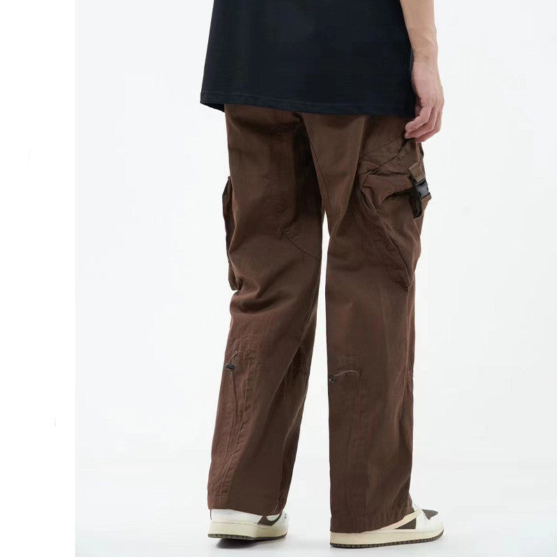 Casual Hip Hop Straight Men's Pants - Minihomy